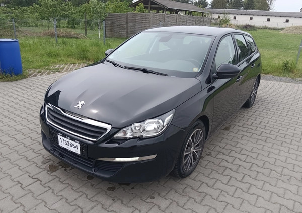 Peugeot 308 cena 25500 przebieg: 212000, rok produkcji 2014 z Szamotuły małe 379